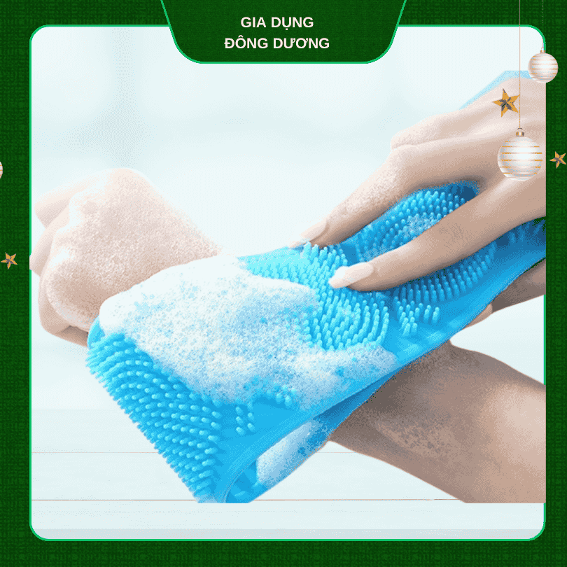 Dây Cọ Lưng, Kì Lưng Silicon 2 Mặt Siêu Bền - Ảnh 3