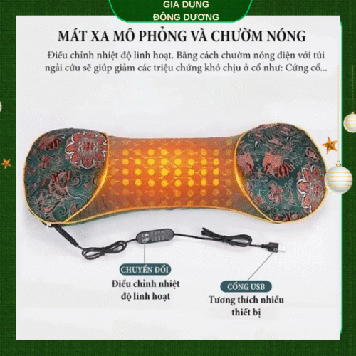 Alternative view of Gối Ngải Cứu: 'Chìa Khóa Vàng' Cho Giấc Ngủ Ngon, Đánh Bay Đau Đầu